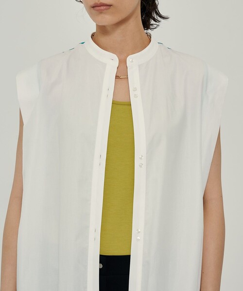 CITY TOKYO（シティトウキョウ）の「ボリュームロングワンピース（ワンピース・レディース・ホワイト/ブルー/その他3・1/2）」の15枚目の写真