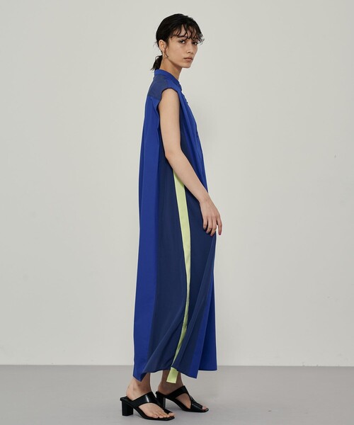 CITY TOKYO（シティトウキョウ）の「ボリュームロングワンピース（ワンピース・レディース・ホワイト/ブルー/その他3・1/2）」の21枚目の写真