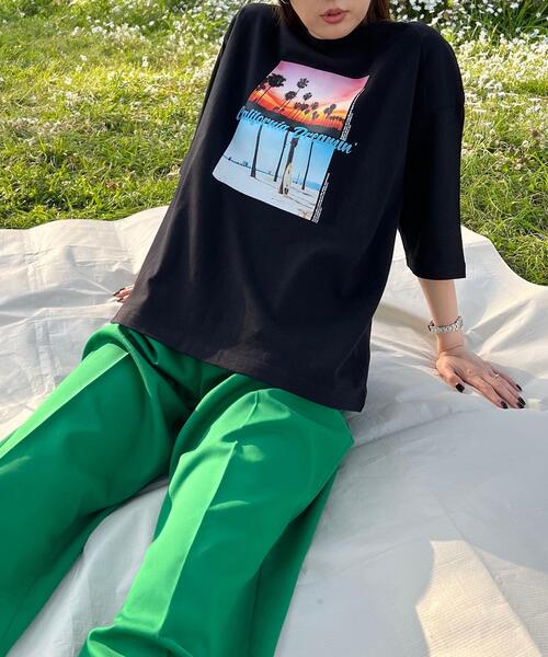 coen（コーエン）の「［接触冷感機能付き］2タックカラーパンツ（スラックス・レディース・ロイヤルブルー/ネイビー/ケリー/ブラウン・M/L/S）」の17枚目の写真