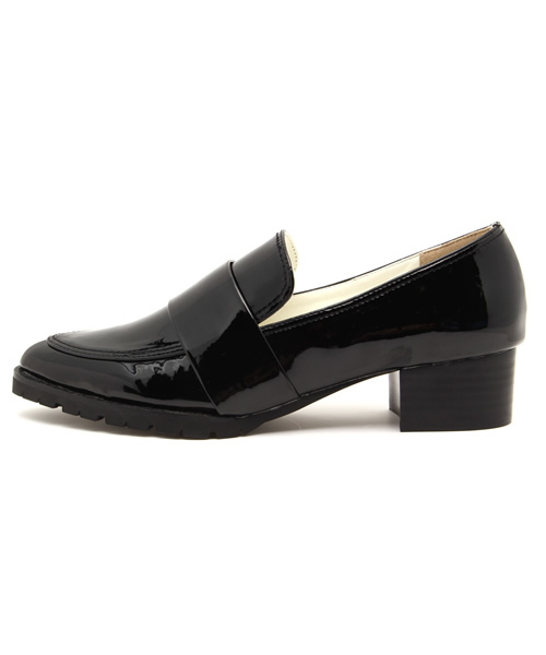 HYSTERIC GLAMOUR(ヒステリックグラマー)の「POINTED TOE ローファー(ドレスシューズ・レディース・ホワイト/ブラック・23cm/24cm/25cm)」の3枚目の写真