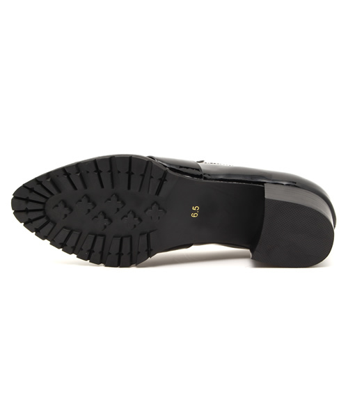 HYSTERIC GLAMOUR(ヒステリックグラマー)の「POINTED TOE ローファー(ドレスシューズ・レディース・ホワイト/ブラック・23cm/24cm/25cm)」の4枚目の写真