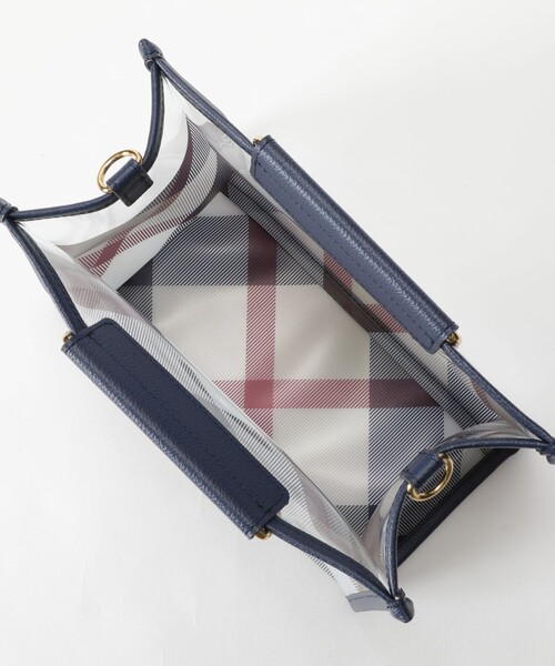 ブルーレーベルクレストブリッジ　2Wayバッグ　クリア　透明　ショルダーバッグ BLUE LABEL CRESTBRIDGE（ブルーレーベルクレストブリッジ）の