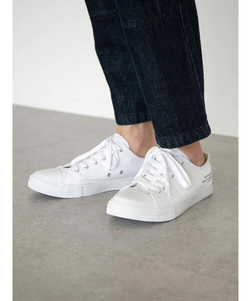 CRAFT STANDARD BOUTIQUE(クラフトスタンダードブティック)の「OR CANVAS SNEAKERS *◆(スニーカー・レディース・ブラック/オフホワイト・22.5cm/23.5cm/24.5cm/25.5cm/26.5cm/27.5cm)」の20枚目の写真