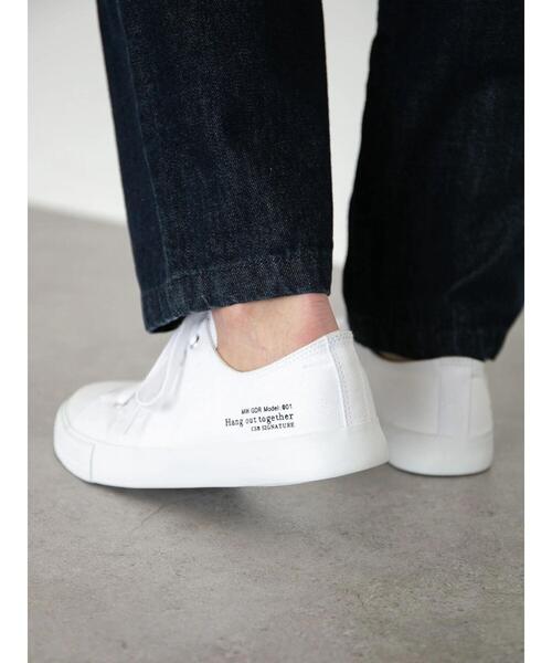 CRAFT STANDARD BOUTIQUE(クラフトスタンダードブティック)の「OR CANVAS SNEAKERS *◆(スニーカー・レディース・ブラック/オフホワイト・22.5cm/23.5cm/24.5cm/25.5cm/26.5cm/27.5cm)」の18枚目の写真