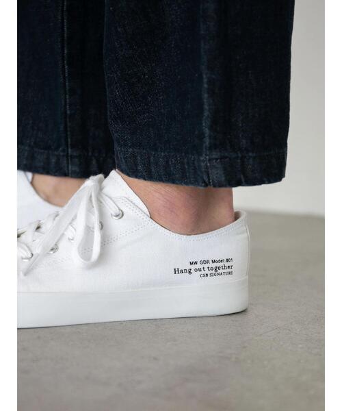 CRAFT STANDARD BOUTIQUE(クラフトスタンダードブティック)の「OR CANVAS SNEAKERS *◆(スニーカー・レディース・ブラック/オフホワイト・22.5cm/23.5cm/24.5cm/25.5cm/26.5cm/27.5cm)」の17枚目の写真