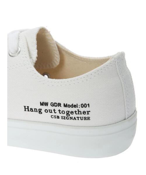 CRAFT STANDARD BOUTIQUE(クラフトスタンダードブティック)の「OR CANVAS SNEAKERS *◆(スニーカー・レディース・ブラック/オフホワイト・22.5cm/23.5cm/24.5cm/25.5cm/26.5cm/27.5cm)」の13枚目の写真