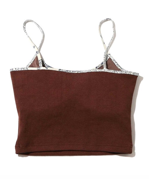 UGG（アグ）の「UGG@mos ペイズリー ロゴ刺繍 リブキャミ / アグ ペイズリーロゴシシュウ リブキャミ（キャミソール・レディース・ブラウン/ライトグレー/ネイビー・M/L）」の11枚目の写真