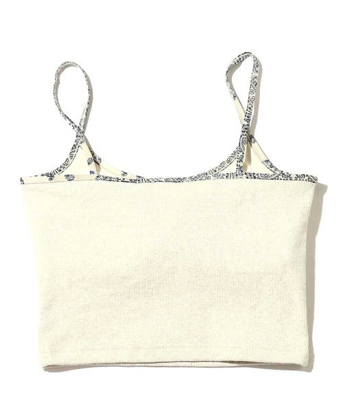 UGG（アグ）の「UGG@mos ペイズリー ロゴ刺繍 リブキャミ / アグ ペイズリーロゴシシュウ リブキャミ（キャミソール・レディース・ブラウン/ライトグレー/ネイビー・M/L）」の7枚目の写真