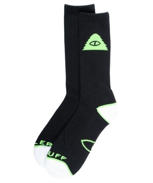 POLeR(ポーラー)の「WEB限定 POLER CAMP VIBES SOCK/ポーラー ソックス(ソックス/靴下・メンズ・ブラック/オリーブ/ホワイト/レッド/ライム/イエロー・FREE)」の5枚目の写真