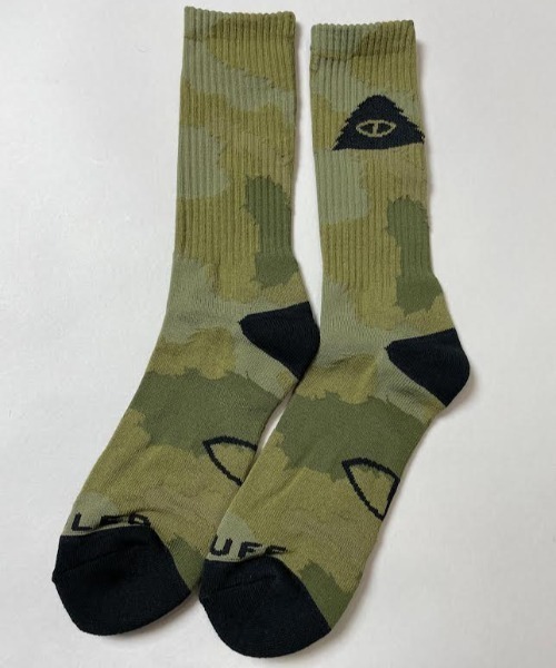 POLeR(ポーラー)の「WEB限定 POLER CAMP VIBES SOCK/ポーラー ソックス(ソックス/靴下・メンズ・ブラック/オリーブ/ホワイト/レッド/ライム/イエロー・FREE)」の15枚目の写真