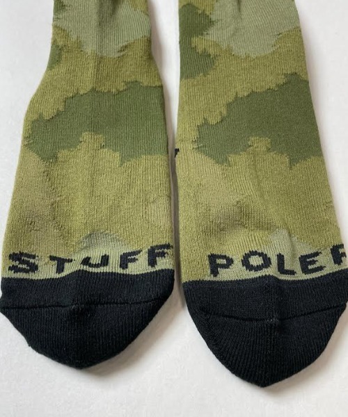 POLeR(ポーラー)の「WEB限定 POLER CAMP VIBES SOCK/ポーラー ソックス(ソックス/靴下・メンズ・ブラック/オリーブ/ホワイト/レッド/ライム/イエロー・FREE)」の14枚目の写真
