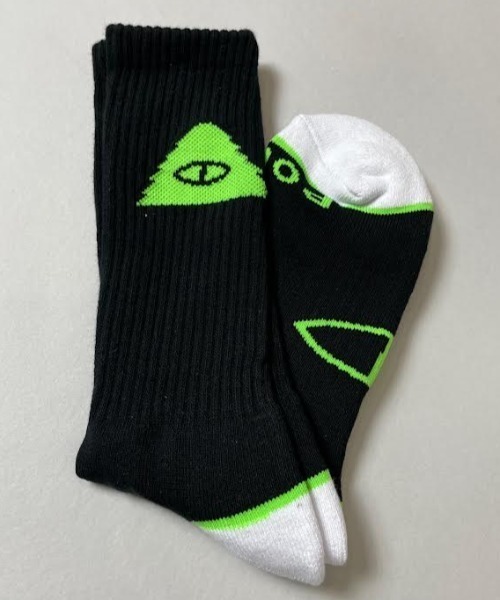 POLeR(ポーラー)の「WEB限定 POLER CAMP VIBES SOCK/ポーラー ソックス(ソックス/靴下・メンズ・ブラック/オリーブ/ホワイト/レッド/ライム/イエロー・FREE)」の20枚目の写真