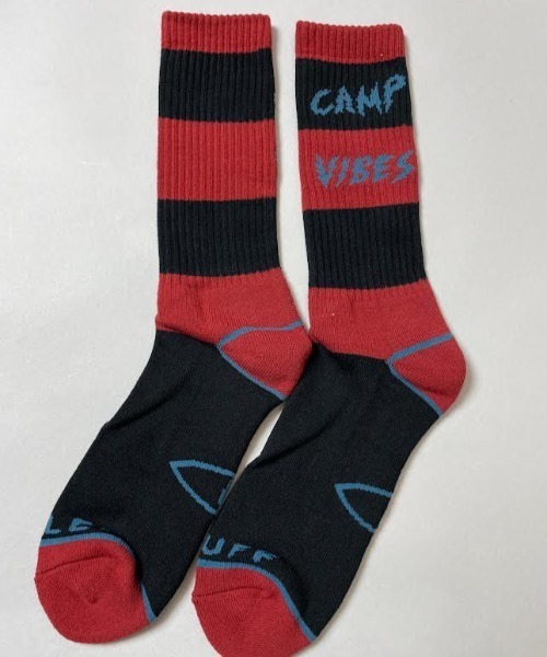 POLeR(ポーラー)の「WEB限定 POLER CAMP VIBES SOCK/ポーラー ソックス(ソックス/靴下・メンズ・ブラック/オリーブ/ホワイト/レッド/ライム/イエロー・FREE)」の22枚目の写真