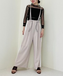 TEVALT | サイドラインフロントドロストサロペット(その他パンツ)