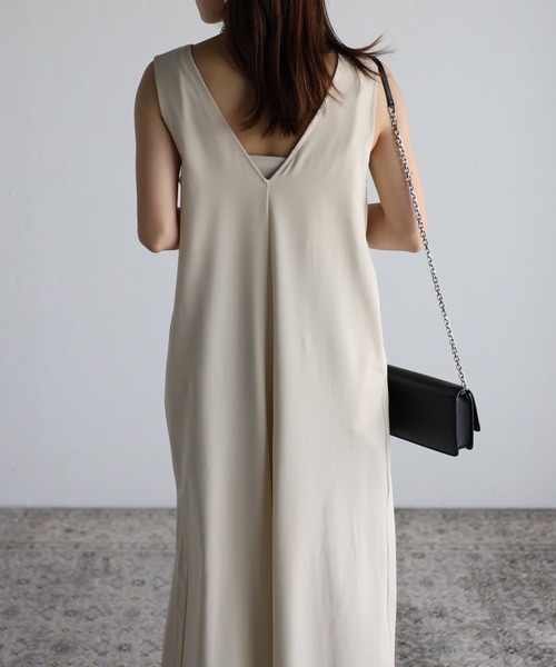 sakishimatokyo（サキシマトーキョー）の「２WAYロンパース（サロペット/オーバーオール・レディース・ライトグレー/ブラック/ホワイト系/ネイビー・FREE）」の6枚目の写真