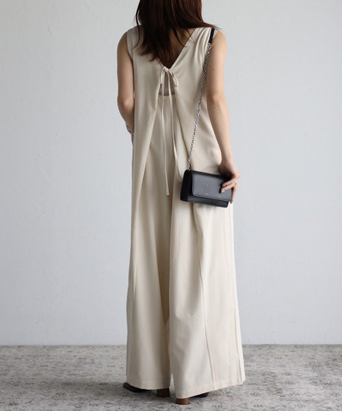 sakishimatokyo（サキシマトーキョー）の「２WAYロンパース（サロペット/オーバーオール・レディース・ライトグレー/ブラック/ホワイト系/ネイビー・FREE）」の11枚目の写真