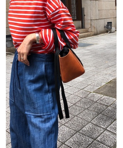 ulu（ウル）の「Linen denim wide pants（デニムパンツ・レディース・ブルー・FREE）」の12枚目の写真