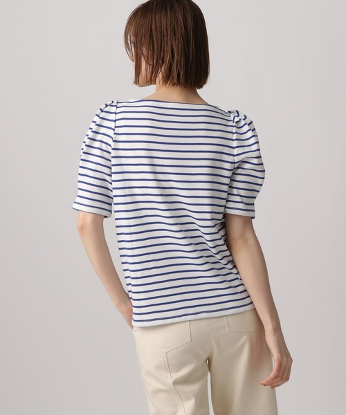 A part by(アパートバイ)の「カタパフボーダーカットソー5S 285250(Tシャツ/カットソー・レディース・ブラック/ブルー/グリーン・FREE)」の20枚目の写真
