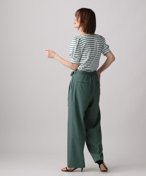 A part by(アパートバイ)の「カタパフボーダーカットソー5S 285250(Tシャツ/カットソー・レディース・ブラック/ブルー/グリーン・FREE)」の5枚目の写真