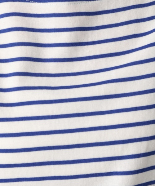 A part by(アパートバイ)の「カタパフボーダーカットソー5S 285250(Tシャツ/カットソー・レディース・ブラック/ブルー/グリーン・FREE)」の9枚目の写真