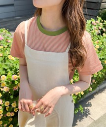 Ambre Ciel | ボーダーコンパクトTee/【WEB/EC限定商品】(Tシャツ/カットソー)