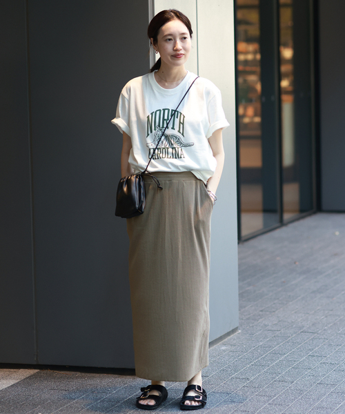 プリーツリブアイラインスカート（スカート）｜SLOBE IENA