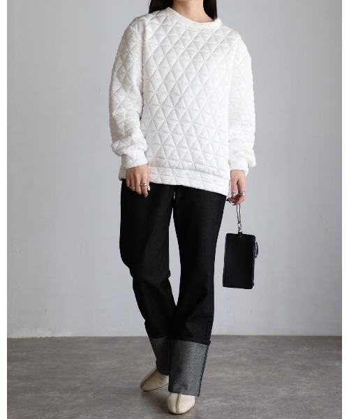 sakishimatokyo（サキシマトーキョー）の「ロールアップストレートデニム（デニムパンツ・レディース・ブラック/インディゴブルー/ライトブルー/グレー/オフホワイト・M/L）」の13枚目の写真