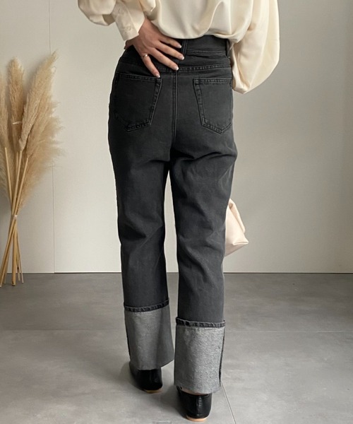 DAIRIKU 20ss ストレートデニム サンセットオレンジ DAIRIKU