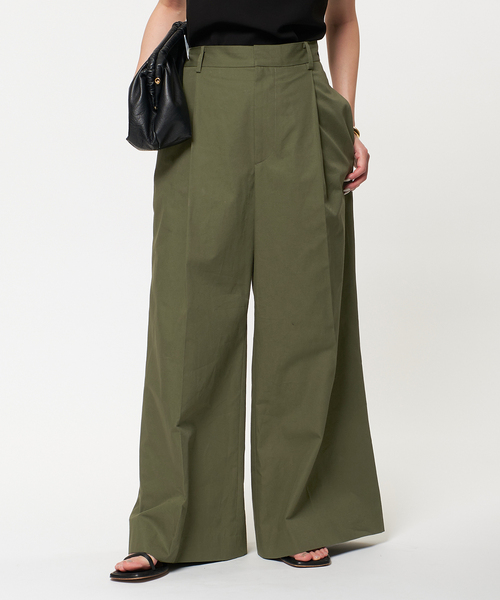 AP STUDIO（エーピーストゥディオ）の「SCENTOF ポプリンパンツ（その他パンツ・レディース・ブラック/カーキ・40/36/38）」の7枚目の写真