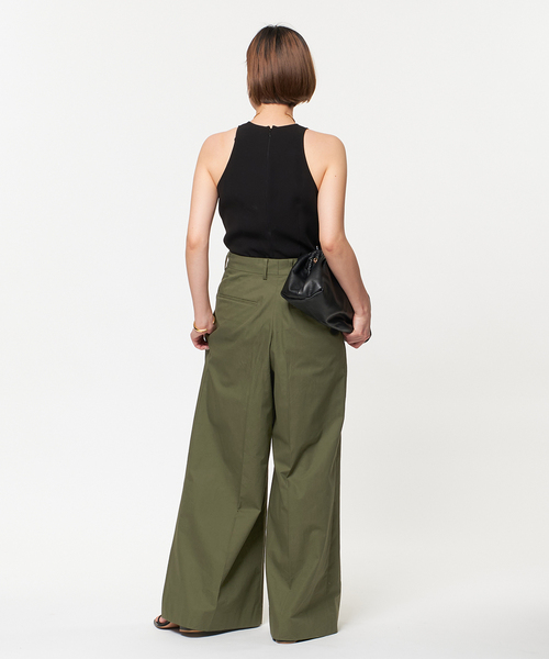 AP STUDIO（エーピーストゥディオ）の「SCENTOF ポプリンパンツ（その他パンツ・レディース・ブラック/カーキ・40/36/38）」の12枚目の写真