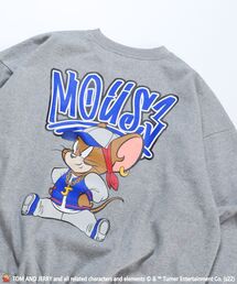 Tom＆Jerry（トムアンドジェリー）の「【SEQUENZ】TOM and JERRY GRAFFITI CREW NECK SWEAT / ≪NAVAL限定≫ トムとジェリー バックプリント 刺繍 クルーネック スウェット（スウェット・メンズ）」