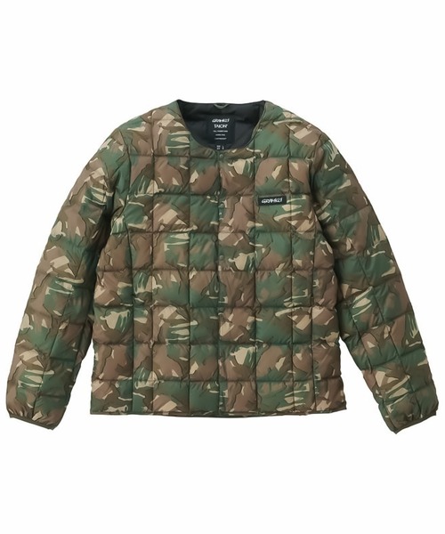 Gramicci(グラミチ)の「【GRAMICCI×TAION】 INNER DOWN JACKET / インナーダウンジャケット G2FU-J082-TG(ダウンジャケット/コート・メンズ・ブラック/ベージュ/パープル/オリーブ/カモフラージュ・SMALL/MEDIUM/LARGE/X-LARGE)」の11枚目の写真