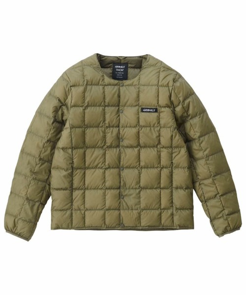 Gramicci(グラミチ)の「【GRAMICCI×TAION】 INNER DOWN JACKET / インナーダウンジャケット G2FU-J082-TG(ダウンジャケット/コート・メンズ・ブラック/ベージュ/パープル/オリーブ/カモフラージュ・SMALL/MEDIUM/LARGE/X-LARGE)」の7枚目の写真