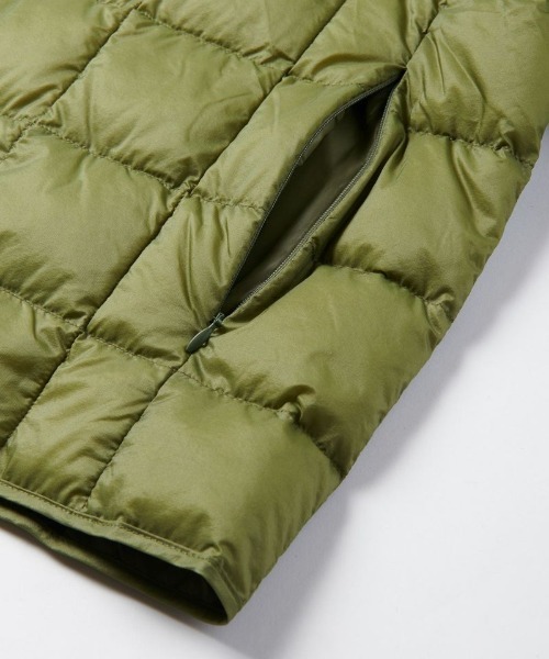 Gramicci(グラミチ)の「【GRAMICCI×TAION】 INNER DOWN JACKET / インナーダウンジャケット G2FU-J082-TG(ダウンジャケット/コート・メンズ・ブラック/ベージュ/パープル/オリーブ/カモフラージュ・SMALL/MEDIUM/LARGE/X-LARGE)」の13枚目の写真