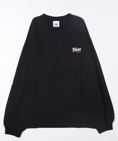 VISION STREET WEAR(ヴィジョンストリートウェア)の「【VISION STREET WEAR】ビッグシルエット マルチイラスト ロングスリーブTシャツ(Tシャツ/カットソー・レディース・ホワイト/ブラック/パープル/ブルー/スカイブルー/レモンイエロー・MEDIUM/LARGE/X-LARGE)」の11枚目の写真