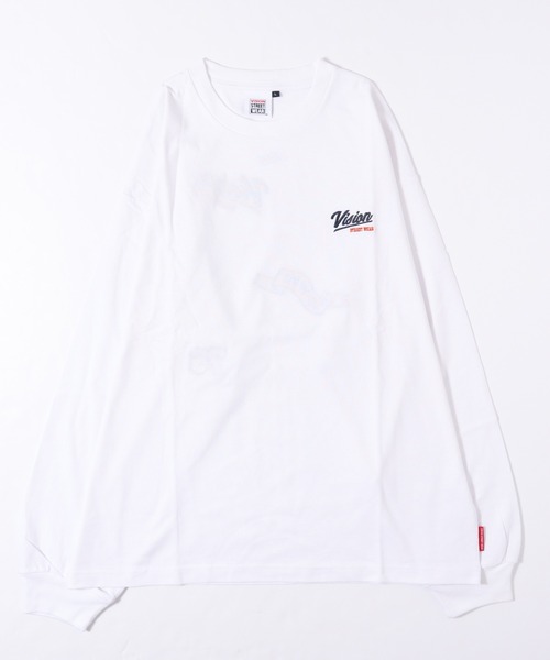 VISION STREET WEAR(ヴィジョンストリートウェア)の「【VISION STREET WEAR】ビッグシルエット マルチイラスト ロングスリーブTシャツ(Tシャツ/カットソー・レディース・ホワイト/ブラック/パープル/ブルー/スカイブルー/レモンイエロー・MEDIUM/LARGE/X-LARGE)」の9枚目の写真