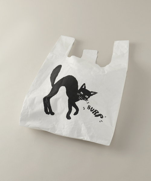 JOURNAL STANDARD（ジャーナルスタンダード）の「【CC21/シーシーツーワン】TYVEK エコバッグ（エコバッグ/サブバッグ・メンズ・ホワイト/ホワイト系その他・FREE）」の2枚目の写真