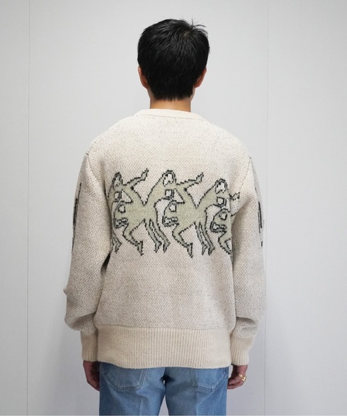 TOGA VIRILIS（トーガ ビリリース）の「TOGA VIRILIS Jaquard knit pullover（ニット/セーター・メンズ・ホワイト・46/48）」の3枚目の写真