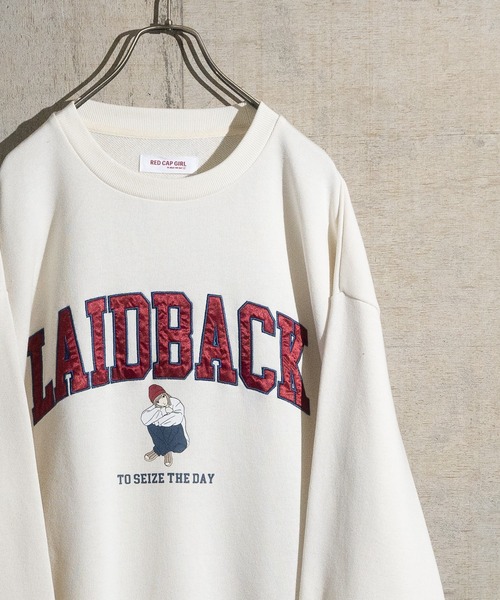 a-r】〔Red Cap Girl/レッドキャップガール〕裏毛 LAIDBACK