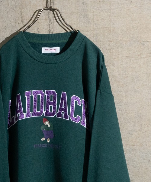 a-r】〔Red Cap Girl/レッドキャップガール〕裏毛 LAIDBACK