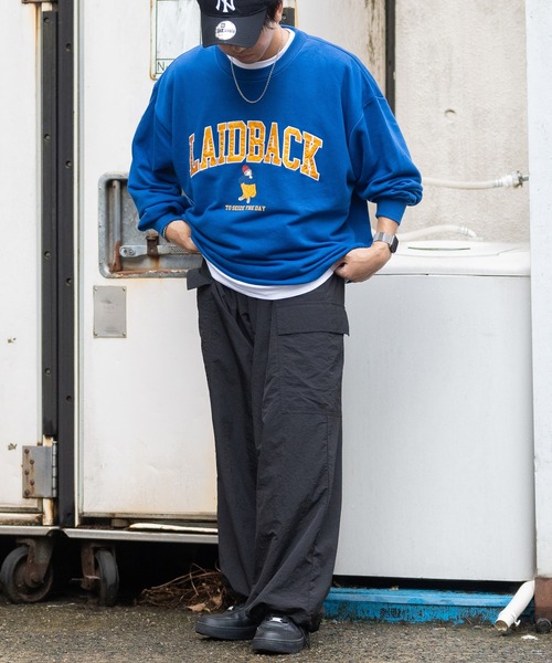 アルバローザ　バッグプリント　トレーナー　平成　Y2K スウェット　刺繍　リブ アルバローザ バッグプリント トレーナー 平成 Y2K スウェット