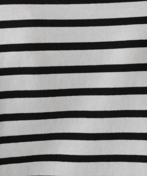 LOWRYS FARM（ローリーズファーム）の「バスクボーダーロングＴシャツ　295875（Tシャツ/カットソー・レディース・ブラック/パープル/ピンク/ブルー・FREE）」の10枚目の写真