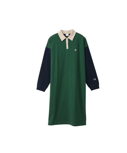 Champion チャンピオン ポロワンピース Lサイズ ミントグリーン セール】【Champion/チャンピオン】レディース ポロワンピース