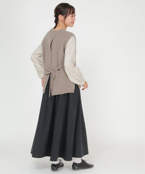 LBC（エルビーシー）の「ウール混バックシャンベスト（ベスト・レディース・ライトグレー/ブラック/グレー/グリーン・M/L）」の22枚目の写真