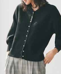 WEB限定/パールボタンニットカーデ