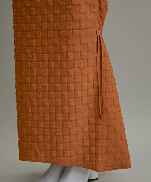 ADAM ET ROPE'（アダムエロペ）の「【WEB限定(一部店舗展開あり)】ブロックギャザースカート（スカート・レディース・ブラック/ベージュ/ブラウン・38/36）」の14枚目の写真