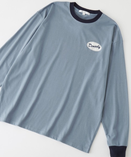 Anchor Smith(アンカー スミス)の「オーバーサイズ カレッジデザイン長袖Tシャツ(Tシャツ/カットソー・メンズ・ブルー系1/ホワイト系2/ホワイト/ホワイト系1/ブラック/サックスブルー/グリーン・L/M)」の7枚目の写真