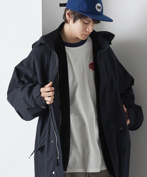 Anchor Smith(アンカー スミス)の「オーバーサイズ カレッジデザイン長袖Tシャツ(Tシャツ/カットソー・メンズ・ブルー系1/ホワイト系2/ホワイト/ホワイト系1/ブラック/サックスブルー/グリーン・L/M)」の9枚目の写真