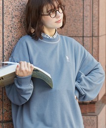 U.S. POLO ASSN. /ユーエスポロアッスン 別注 ステッチ配色オーバーサイズスウェット長袖プルオーバー