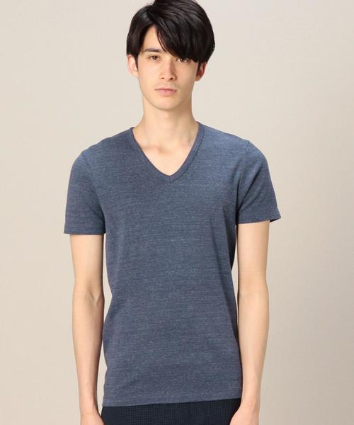 BEAUTY&YOUTH UNITED ARROWS（ビューティーアンドユースユナイテッドアローズ）の「BY フライス ショートスリーブ VネックTシャツ：◆（Tシャツ/カットソー・メンズ・ブラック/グレー/クリーム/ライム/ライトブルー/コバルトブルー/ネイビー/ライラック/ホワイト/ダークグレー・SMALL/MEDIUM/LARGE/X-LARGE）」の15枚目の写真